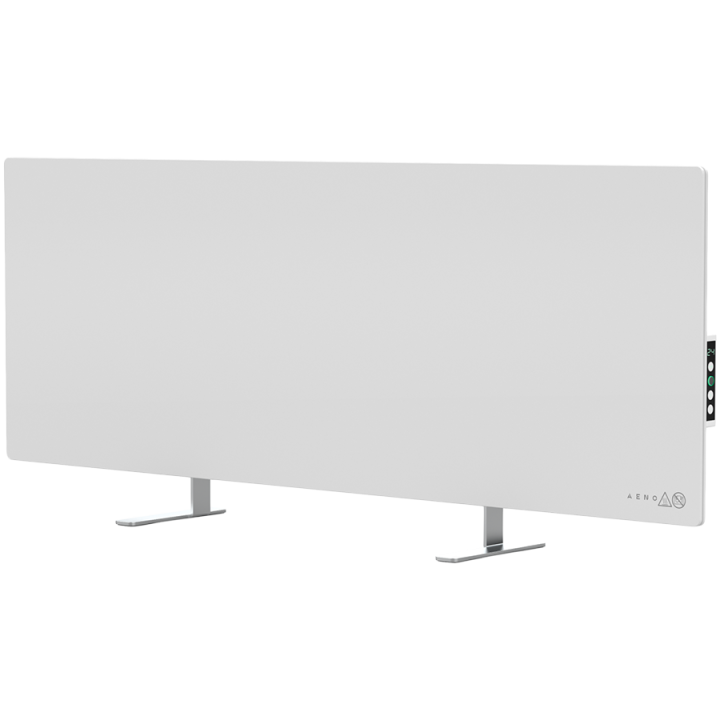 AENO Premium Eco Smart Heater, 700W, Tempered glass, Infrared+convection heating type, Led display Plug type: Europe (E/F type),
