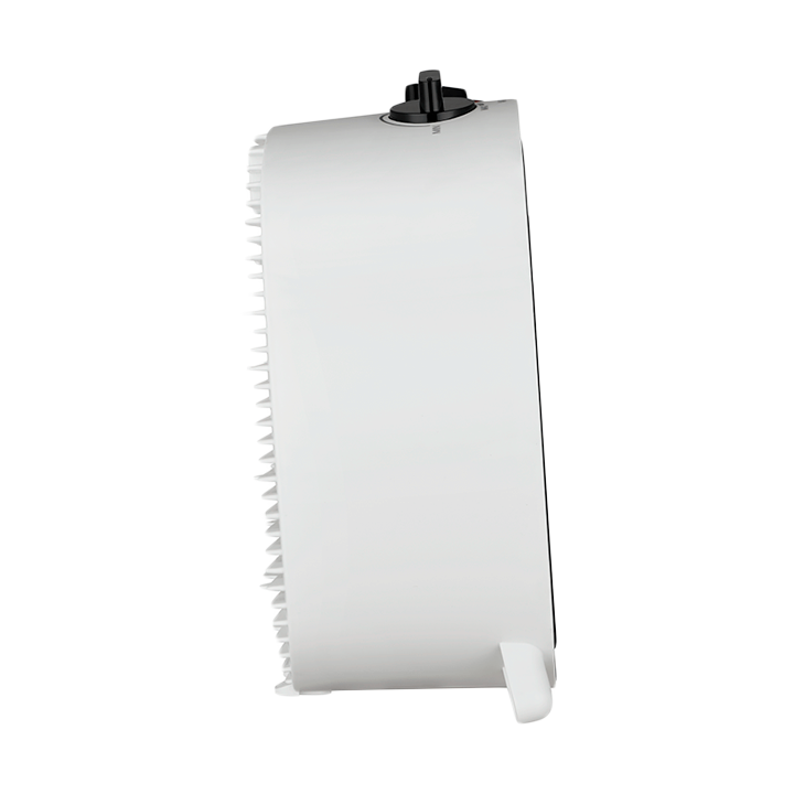 Heater. 2 Heating Levels (1000W/2000W). One Normal Wind Setting. Over heating protection. Tip-over switch protection. Adjustable