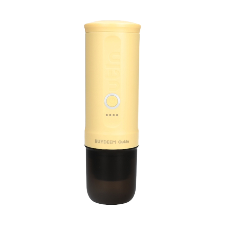 BUYDEEM Nano Espresso Machine, model OTEM-01, color Mellow Yellow