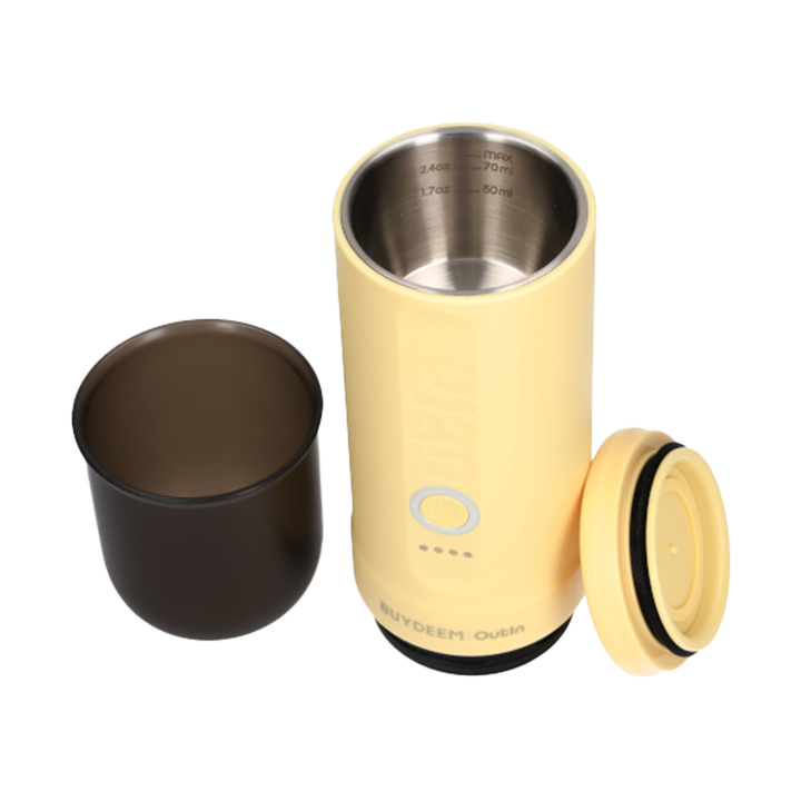BUYDEEM Nano Espresso Machine, model OTEM-01, color Mellow Yellow