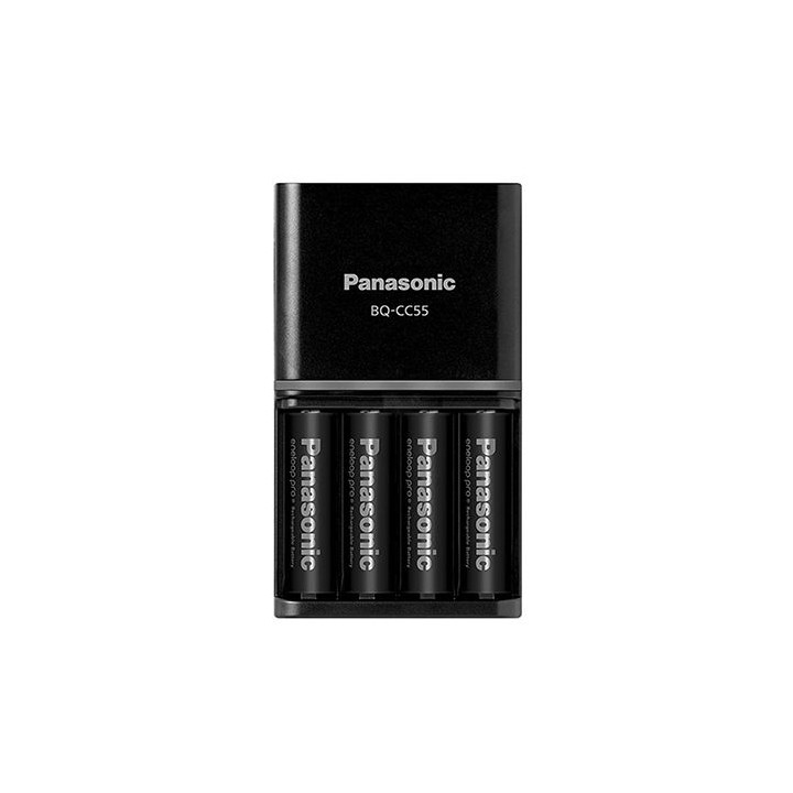CHARGER 4 ACCU AA 2500MAH PANASONIC ENELOOP PRO