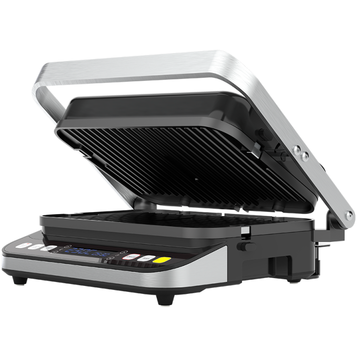 AENO ''Electric Grill EG1: 2000W, 3 heating modes - Upper Grill, Lower Grill, Both Grills Defrost, Max opening angle -180°, Temp