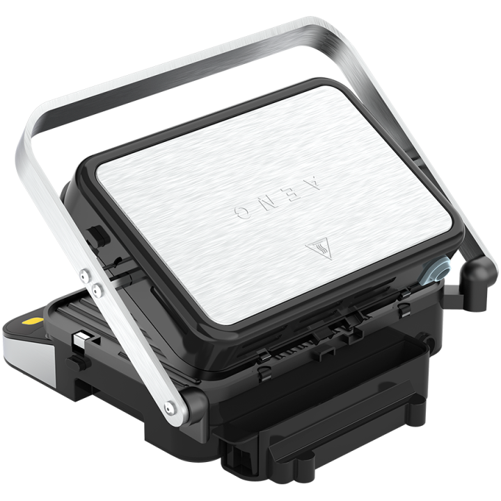 AENO ''Electric Grill EG1: 2000W, 3 heating modes - Upper Grill, Lower Grill, Both Grills Defrost, Max opening angle -180°, Temp