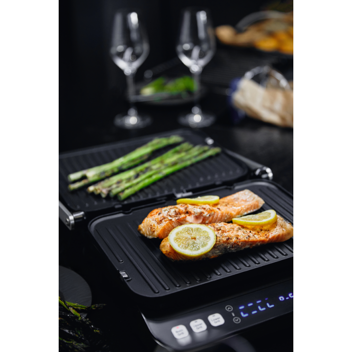 AENO ''Electric Grill EG1: 2000W, 3 heating modes - Upper Grill, Lower Grill, Both Grills Defrost, Max opening angle -180°, Temp