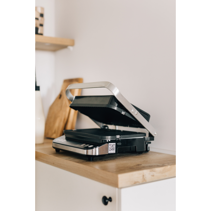 AENO ''Electric Grill EG1: 2000W, 3 heating modes - Upper Grill, Lower Grill, Both Grills Defrost, Max opening angle -180°, Temp