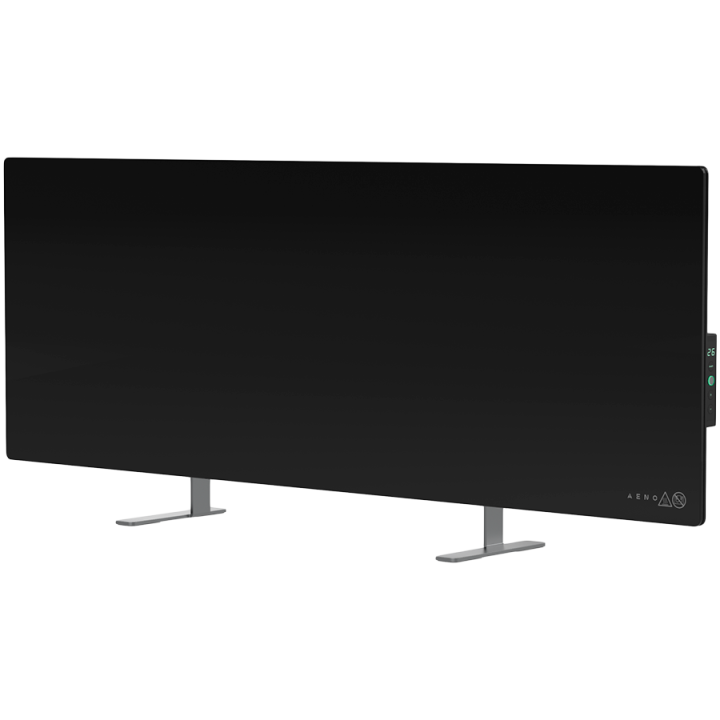 AENO Premium Eco Smart Heater, 700W, Tempered glass, Infrared+convection heating type, Led display Plug type: Europe (E/F type),