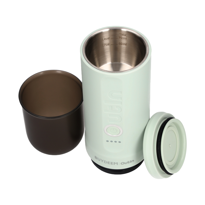 BUYDEEM Nano Espresso Machine, model OTEM-01, color Cozy Greenish