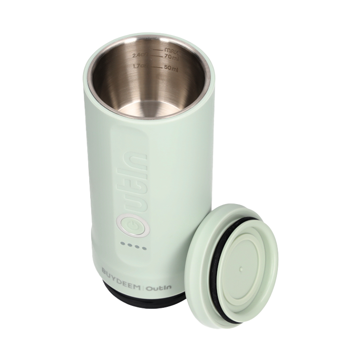 BUYDEEM Nano Espresso Machine, model OTEM-01, color Cozy Greenish