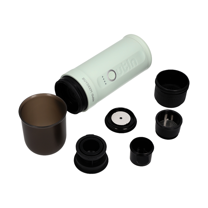 BUYDEEM Nano Espresso Machine, model OTEM-01, color Cozy Greenish