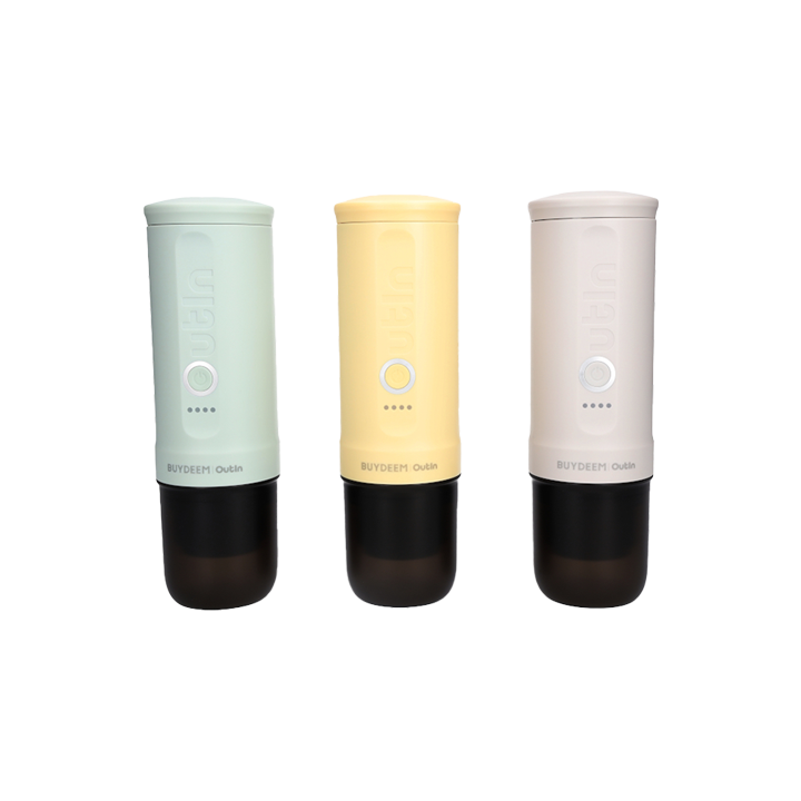 BUYDEEM Nano Espresso Machine, model OTEM-01, color Cozy Greenish