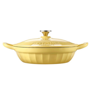 BUYDEEM Enameled Cast Iron Dutch Oven, model CP581, color Mellow Yellow