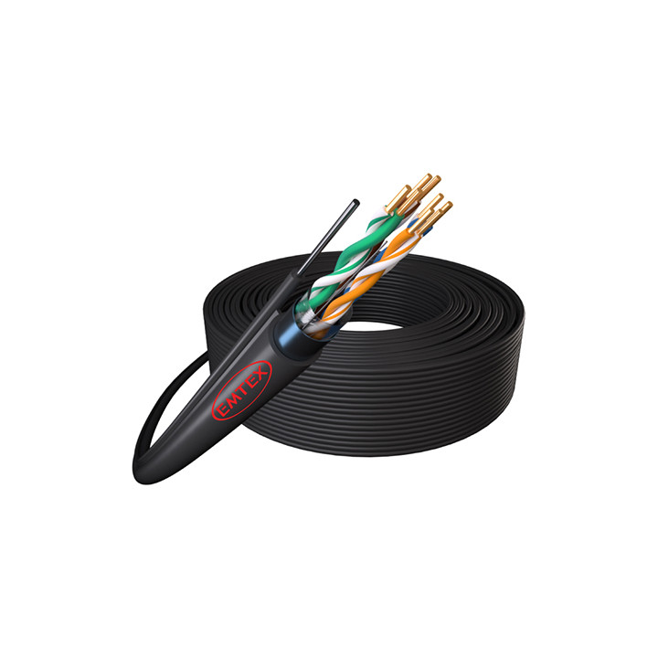 CABLU FTP CAT5E CU SUFA CUPRU 24AWG 305M EMTEX