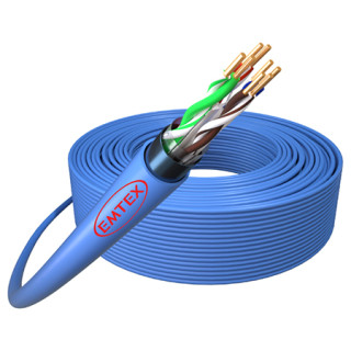 CABLU FTP CAT6 CUPRU 23AWG 305M EMTEX