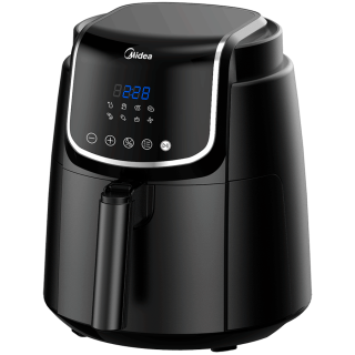 Air fryer, 3.5L big capacity, 1500W strong power, adjustable temperature up to 200 °C, multi-functional: air frying, roasting, b