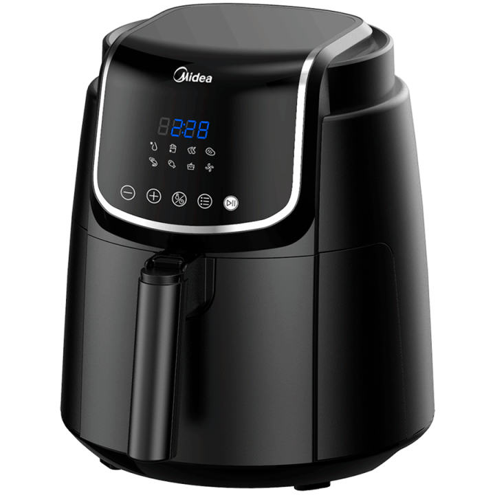 Air fryer, 3.5L big capacity, 1500W strong power, adjustable temperature up to 200 °C, multi-functional: air frying, roasting, b