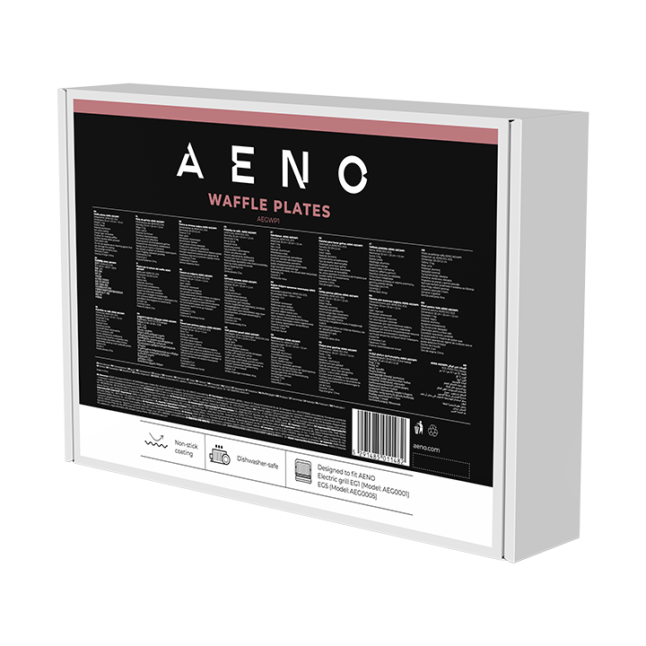 AENO Electric grill AEG0001/AEG0005 Waffle plate, Non-stick coating, size: 290*234mm, 2 pcs in set