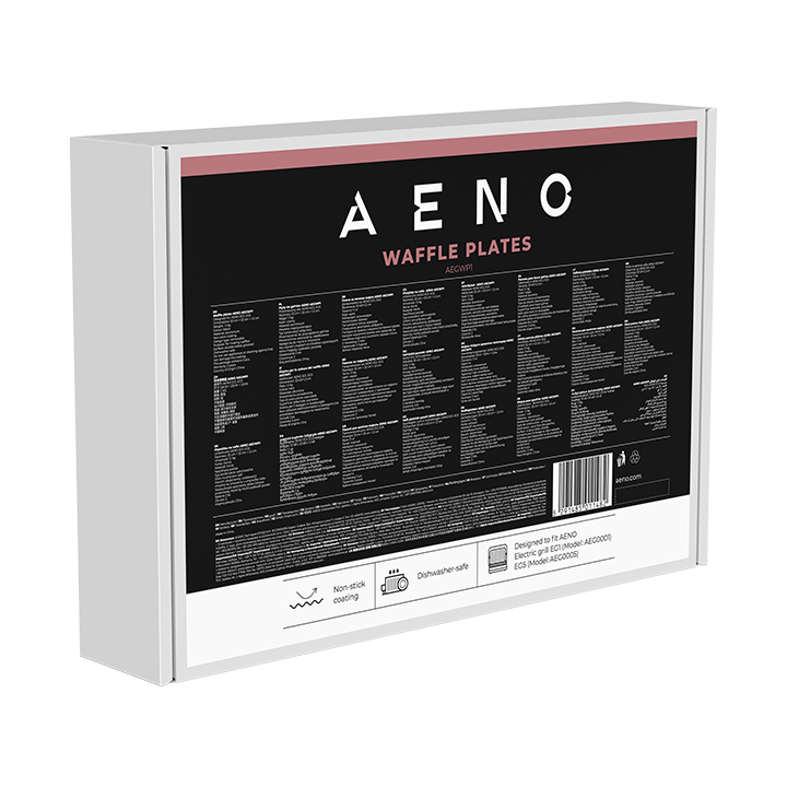 AENO Electric grill AEG0001/AEG0005 Waffle plate, Non-stick coating, size: 290*234mm, 2 pcs in set