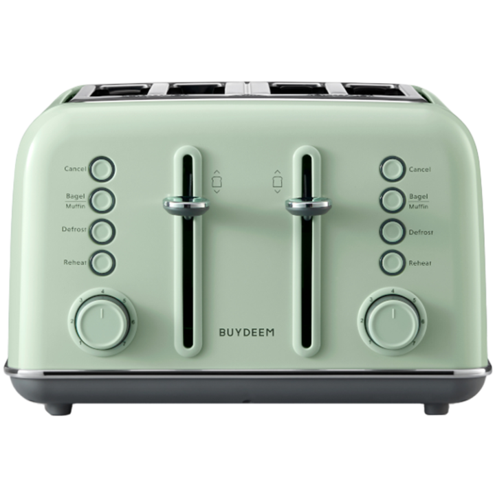 BUYDEEM 4 Slice Toaster, model DT640E, color Cozy Greenish, EU