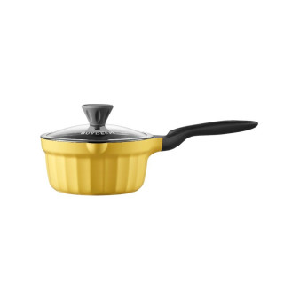 BUYDEEM Cast Aluminum Nonstick Sauce Pan 1,8L, model CP141, color Mellow Yellow