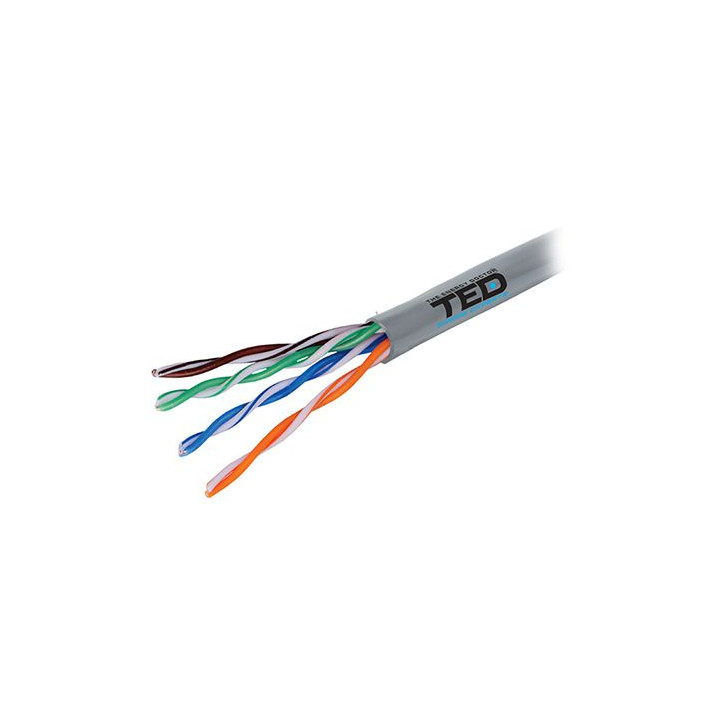 CABLU UTP CAT 5 CUPRU 0.5MM 305M TED ELECTRIC