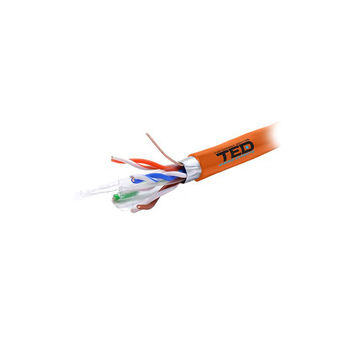 CABLU FTP CAT 6 CUPRU 0.56MM LSZH 305M TED ELECTRIC