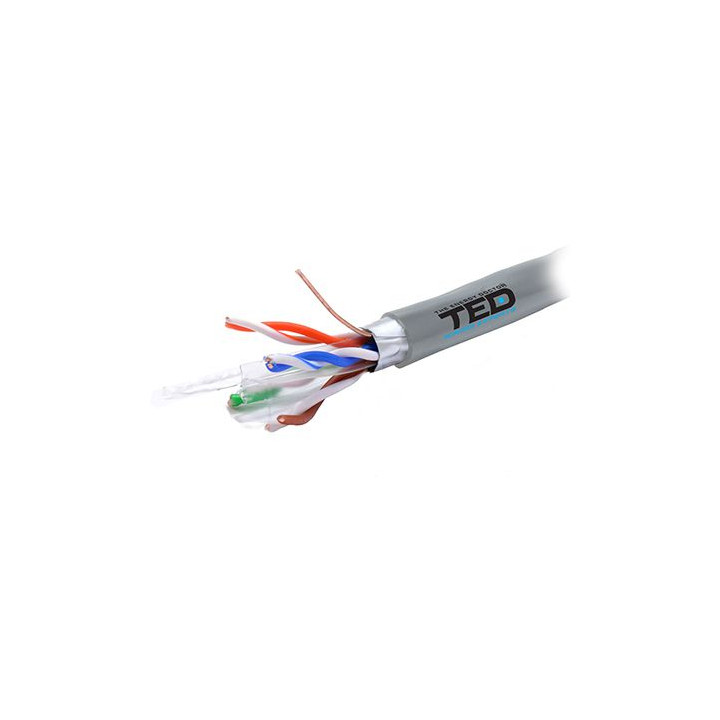 CABLU FTP CAT 6 CUPRU 0.52MM 305M TED ELECTRIC