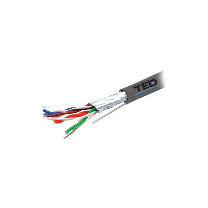 CABLU FTP CAT 5E CUPRU 0.5MM SUFA 305M TED ELECTRIC