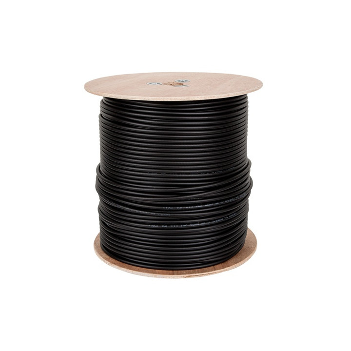 CABLU COAXIAL F690BV+GEL NEGRU TAMBUR 305M