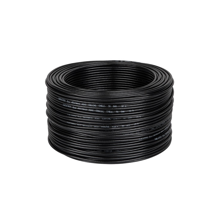 CABLU COAXIAL RG174 50 OHM NEGRU 100M