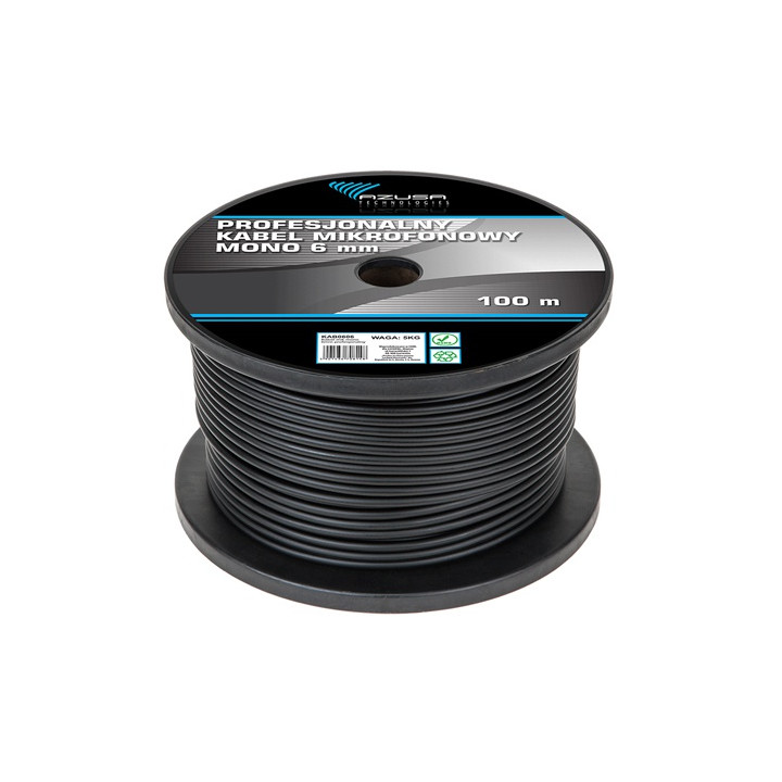 CABLU MICROFON 6MM MONO PROF.