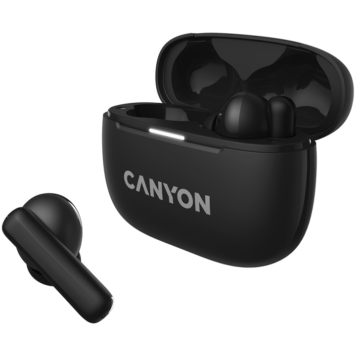 CANYON headset OnGo TWS-10 ANC+ENC Black