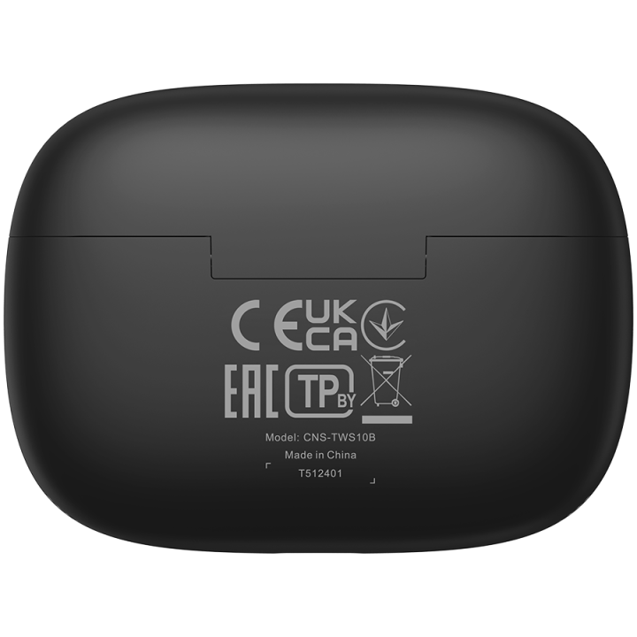 CANYON headset OnGo TWS-10 ANC+ENC Black