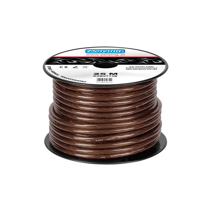 CABLU PUTERE CU-AL 6GA (7.8MM/13.29MM2) 25M N