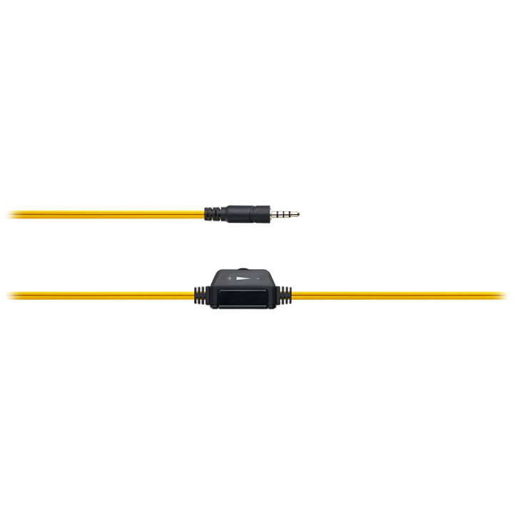 CANYON PC headset HSC-1 PC Mic Flat 2m Black Yellow