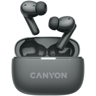 CANYON headset OnGo TWS-10 ANC+ENC Grey