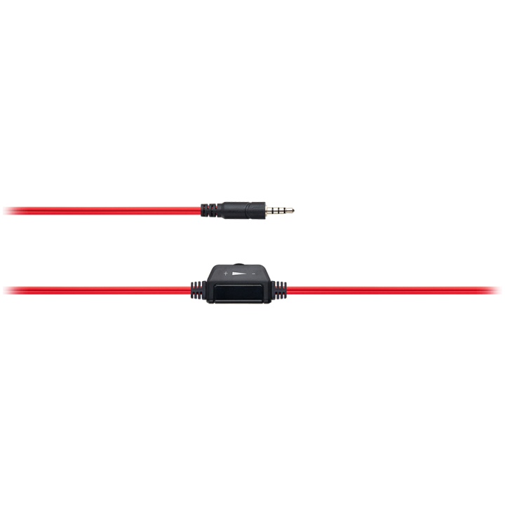 CANYON PC headset HSC-1 PC Mic Flat 2m Black Red
