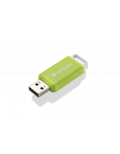 MEMORIE USB VERBATIM DATABAR 32GB USB 2.0 VERDE "49454" (TIMBRU VERDE 0.03 LEI)