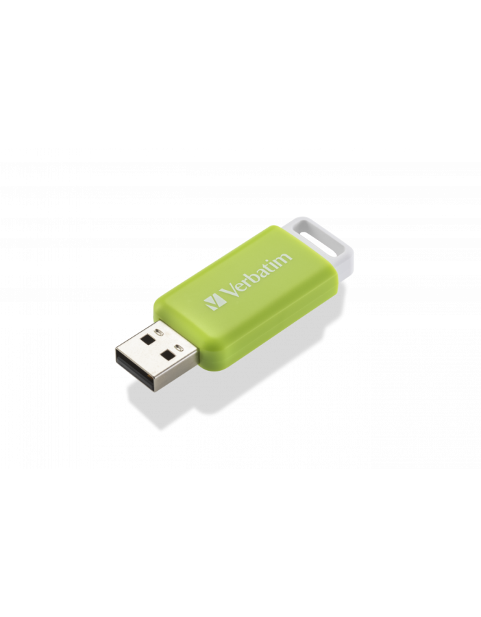 MEMORIE USB VERBATIM DATABAR 32GB USB 2.0 VERDE "49454" (TIMBRU VERDE 0.03 LEI)