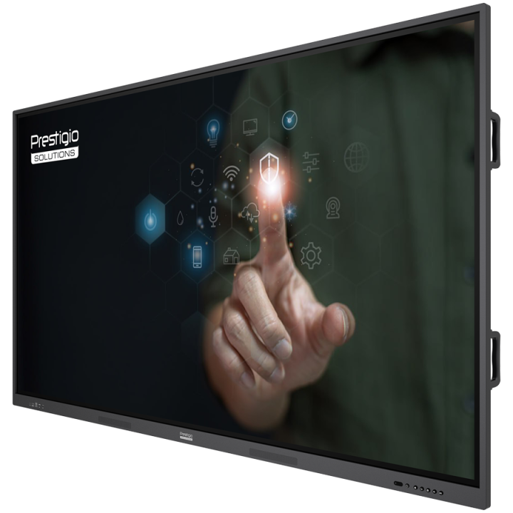 PRESTIGIO SOLUTIONS Multiboard 86" Light Series UHD 4K, Android 13, Wi-Fi, 40TP, touch pen