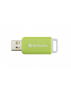 MEMORIE USB VERBATIM DATABAR 32GB USB 2.0 VERDE "49454" (TIMBRU VERDE 0.03 LEI)