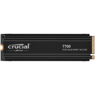 Crucial T700 2TB PCIe Gen5 NVMe M.2 SSD with heatsink