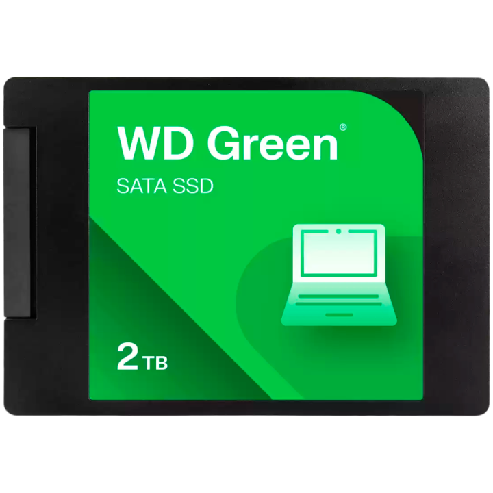 SSD WD Green 2TB SATA, 2.5", 7mm, Read: 545 MBps