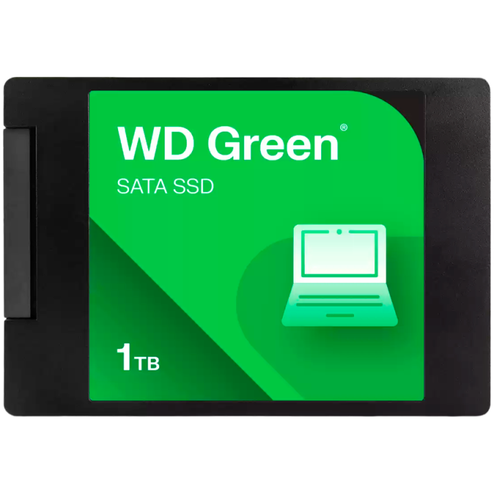 SSD WD Green 1TB SATA, 2.5", 7mm, Read: 545 MBps, powered by SanDisk