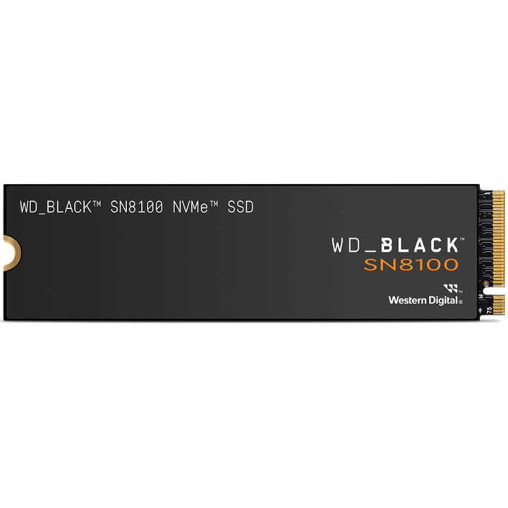 SSD WD_BLACK SN8100 4TB M.2 2280 PCIe Gen5 x4 NVMe, Read/Write: 14900/14000 MBps, IOPS 2300K/2400K, TBW: 2400, powered by SanDis