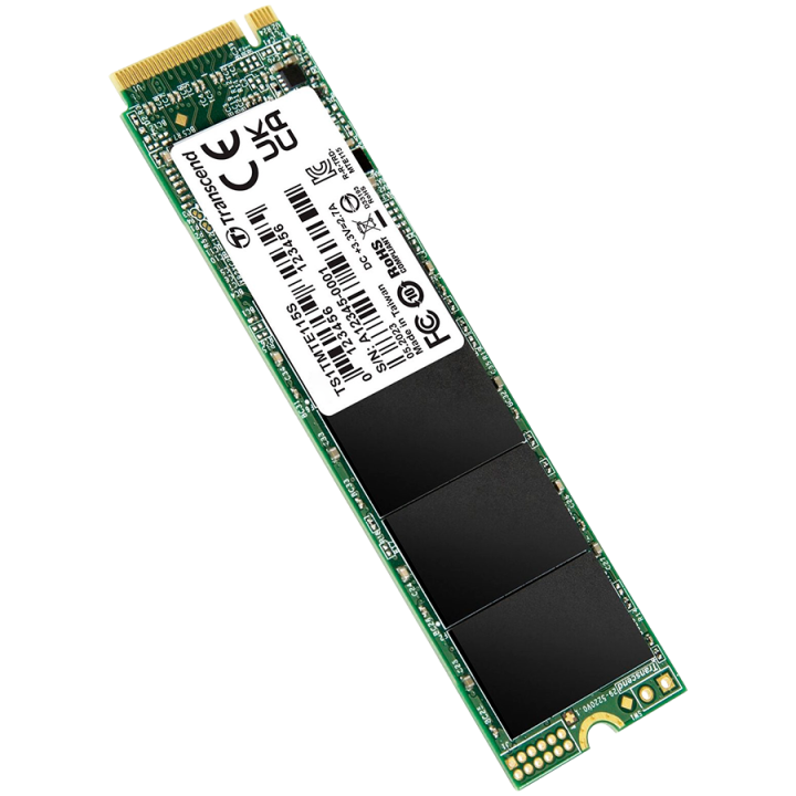 Transcend 1TB, M.2 2280,PCIe Gen3x4, NVMe, TLC, DRAM-less