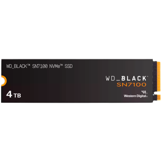 SSD WD_BLACK SN7100 4TB M.2 2280 PCIe Gen4 x4 NVMe, Read/Write: 7000/6700 MBps, IOPS 900K/1350K, TBW: 2400, powered by SanDisk