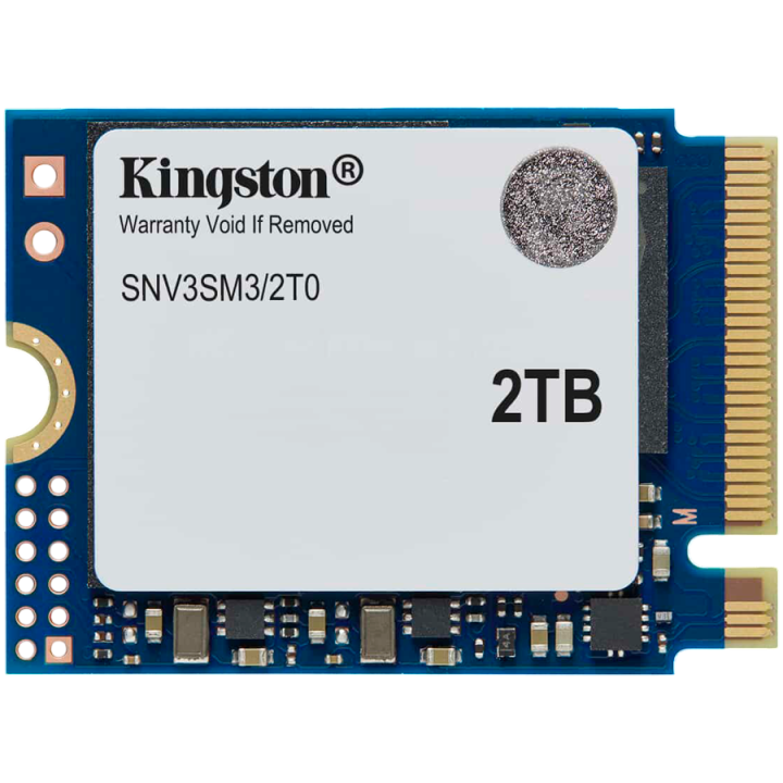 Kingston 2TB NV3 SSD M.2 2230 PCIe 4.0 NVMe, Read: 6,000/ Write: 5,000MB/s