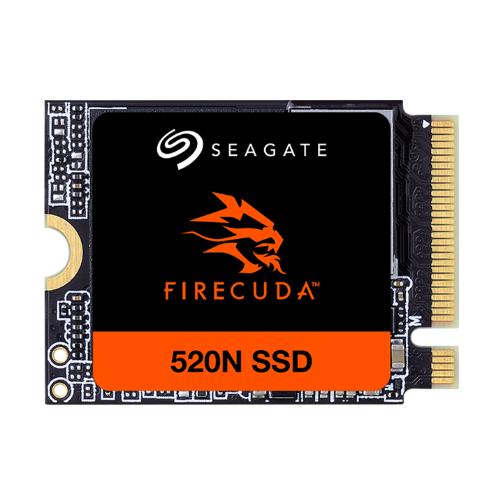 SSD SEAGATE FireCuda 520N 1.024TB M.2 2230-S2 PCIe Gen4 x4 NVMe 1.4, 3D TLC, Read/Write: 4800/4700 MBps, IOPS 800K/900K, Rescue 