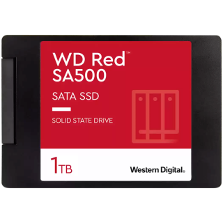 SSD NAS WD Red SA500 1TB SATA, 2.5", 7mm, Read/Write: 560/530 MBps, IOPS 95K/85K, TBW: 600