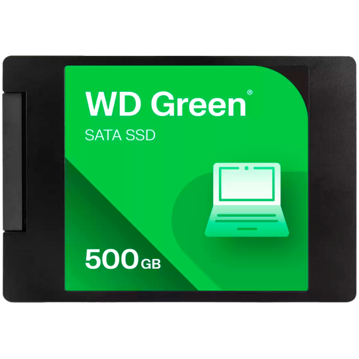 SSD WD Green 500GB SATA, 2.5", 7mm, Read: 545 MBps